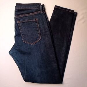 Banana Republic Womens Sculpt Skinny Mid Rise Dark Wash Jeans Size 29/8
